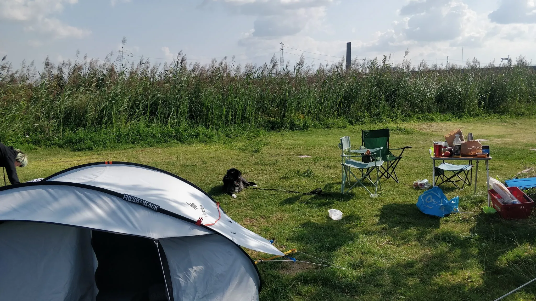 The camping site